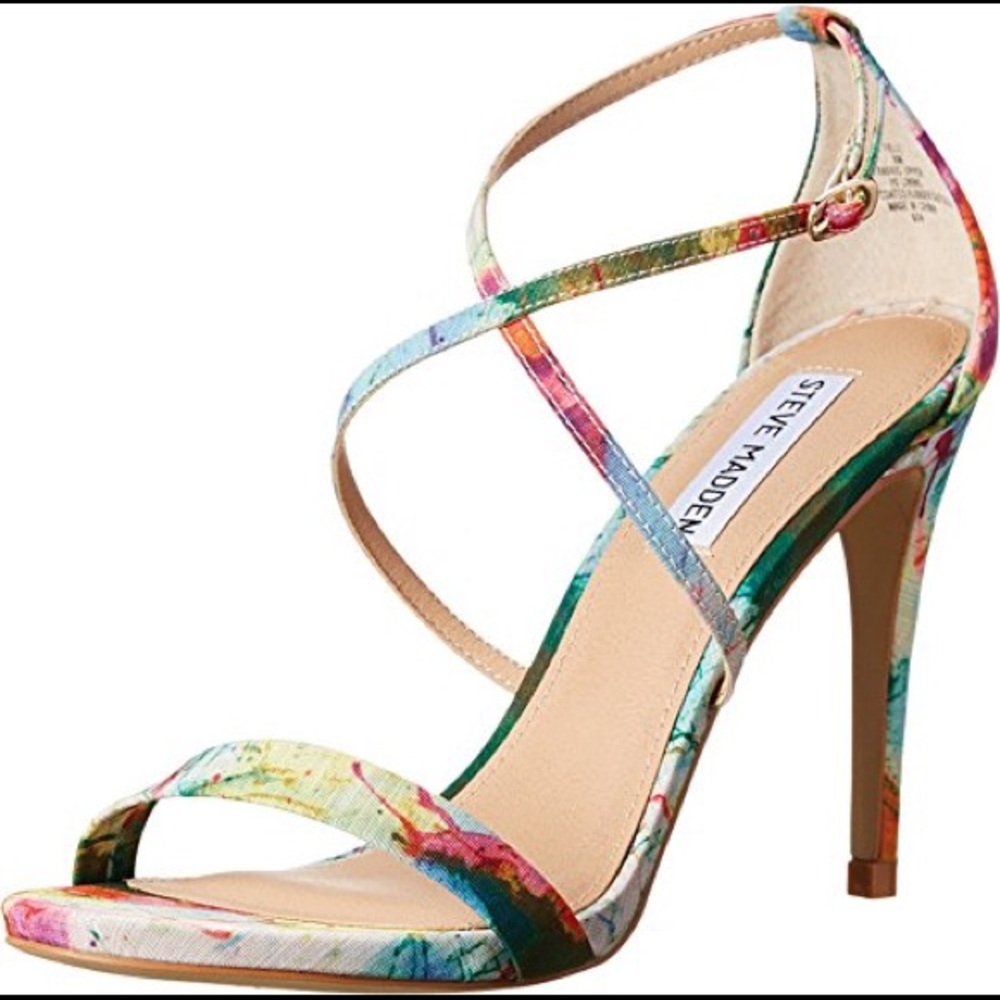 Steve Madden Feliz Floral Strappy Sandal